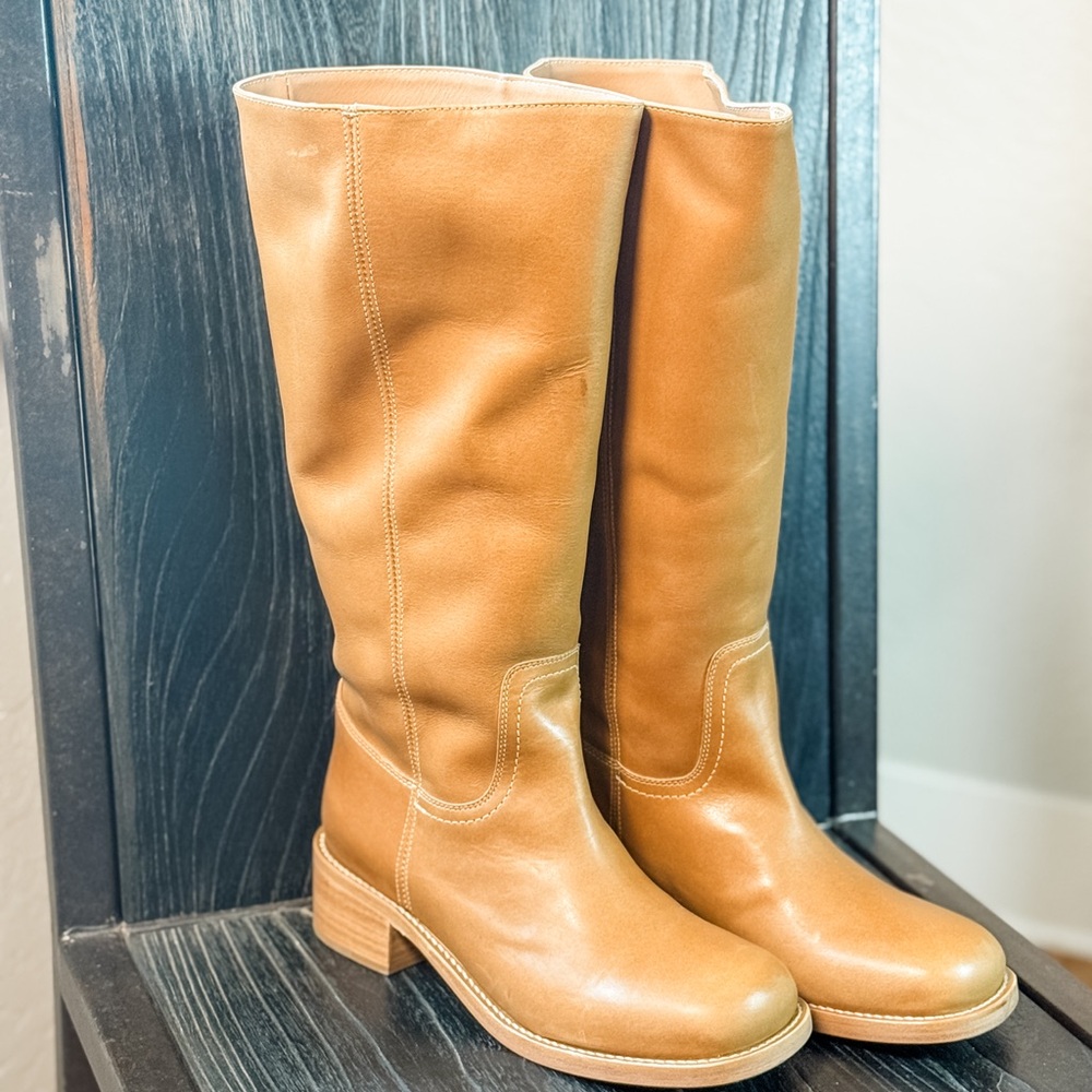 Steve Madden Camel Heeled Boots
